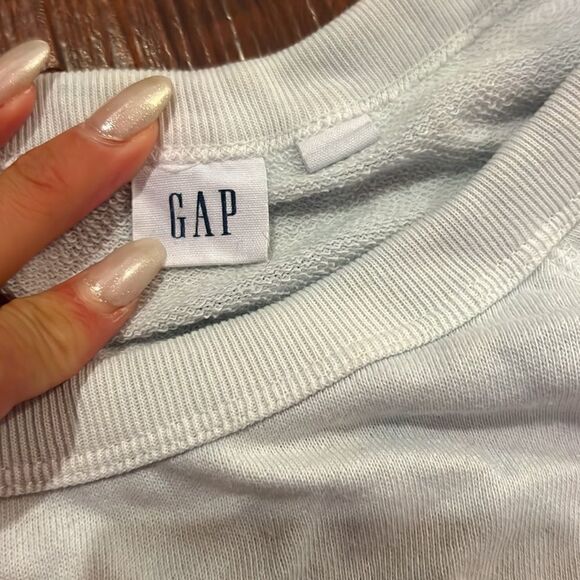 Lightly Dyed - Blue & Pink Sweatshirt - Light Long Sleeve- GAP - Size Large - Picture 3 of 3